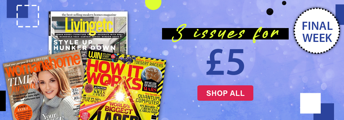 3 issues for £5 ending soon